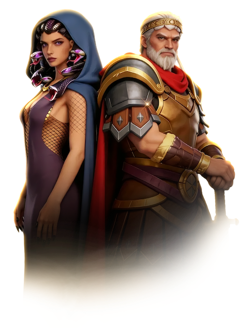 Medusa & Rome King Characters